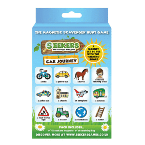 Seekers Magnetic Scavenger Hunt Game Add-on - Car Journey