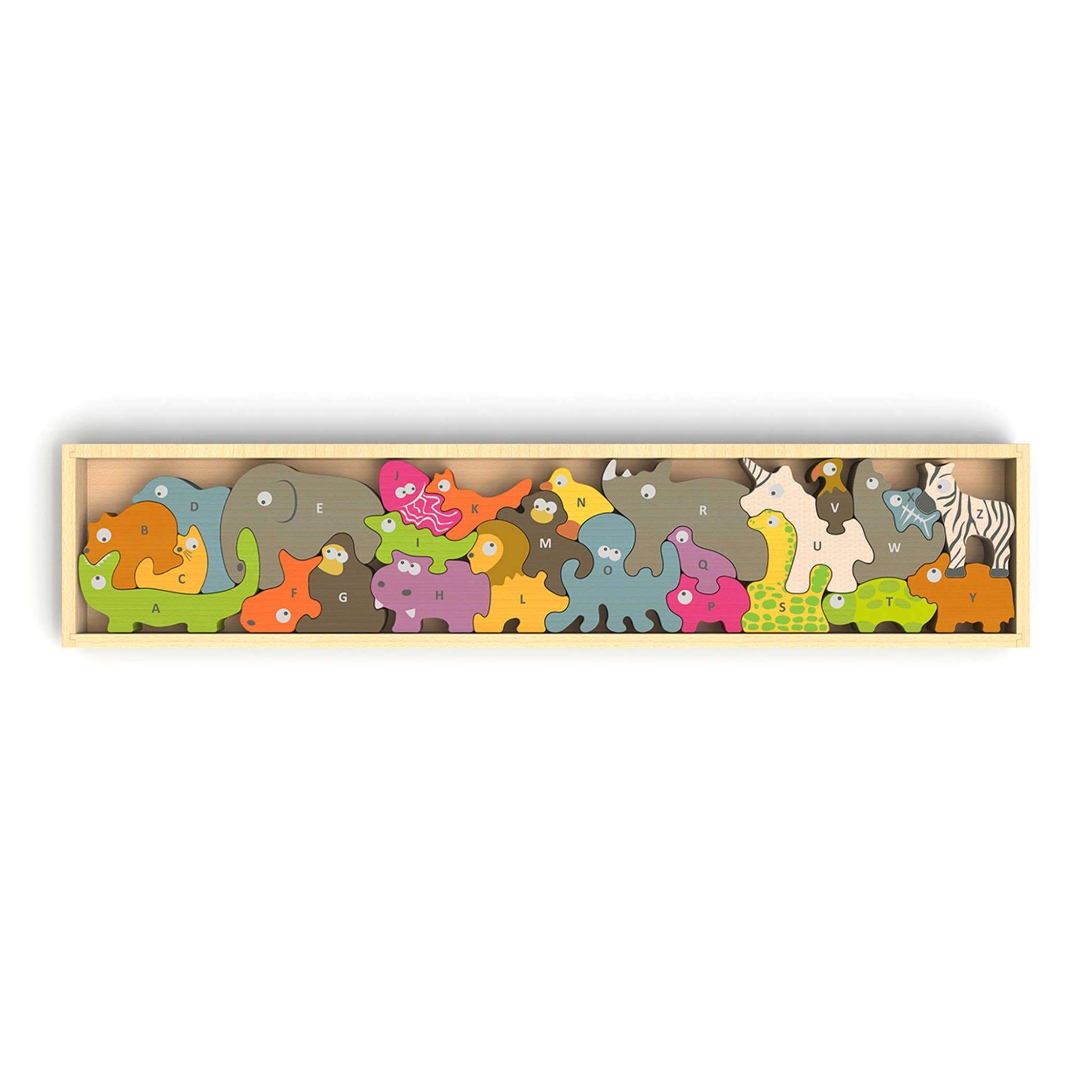 BeginAgain - Animal Parade A to Z Puzzle & Playset