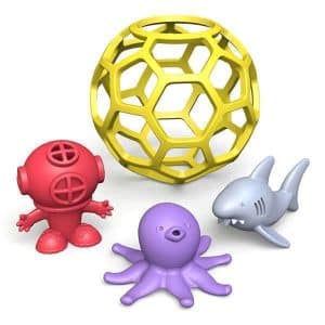 BeginAgain - Natural Rubber Bathtub Ball Shark Tank