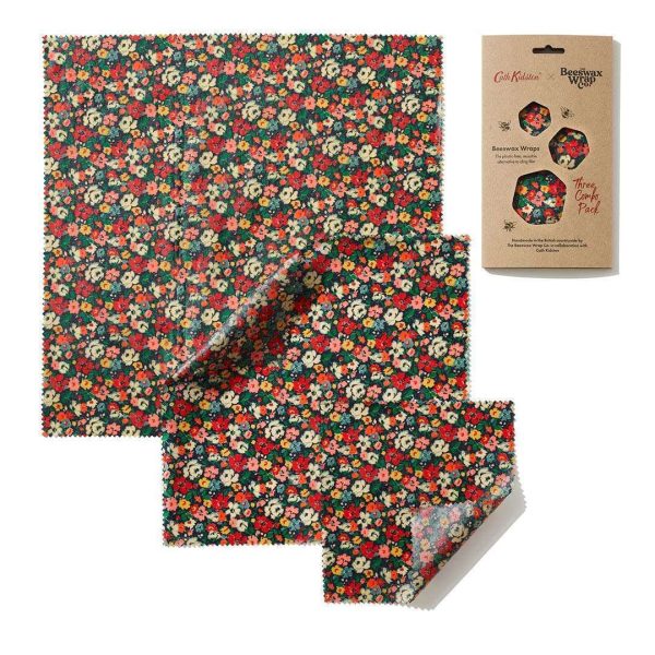 The Beeswax Wrap Co. - Cath Kidston Mews Ditsy Print Beeswax Wraps 3 Pack