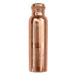 Copper Water Bottle, Engraved 900ml