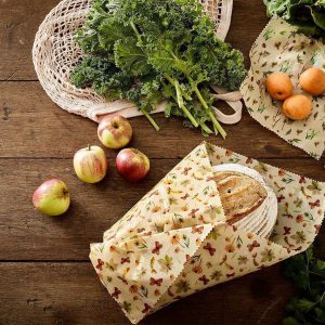 The Vegan Wax Wrap Co. - National Trust Autumn Leaves Print Vegan Wax Wraps