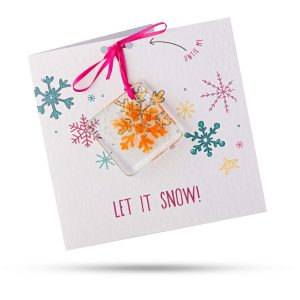 Present Card by Dreya - Let it Snow (Bright)