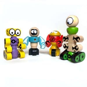 BeginAgain - Tinker Totter Robots - 28 Piece Character Playset