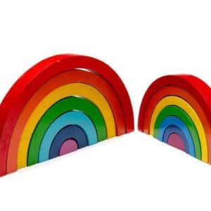 Best Years Fair Trade Large Wooden Rainbow Toy