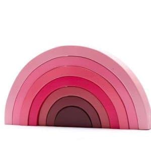 Best Years Pink Fair Trade Wooden Rainbow Toy