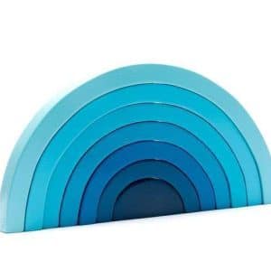 Best Years Blue Fair Trade Wooden Rainbow Toy