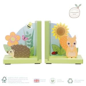 Orange Tree Toys - Spring Garden Bookends