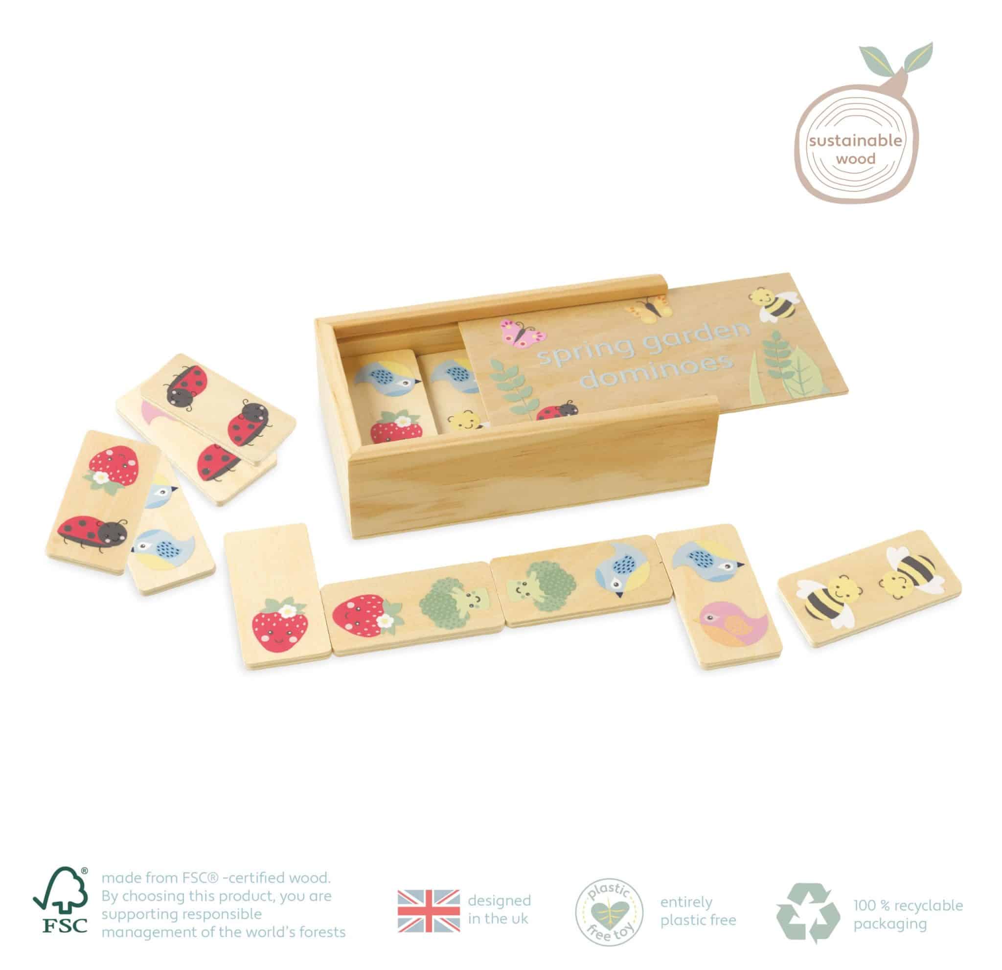 Orange Tree Toys - Spring Garden Dominoes 1 Orange Tree Toys - Spring Garden Dominoes