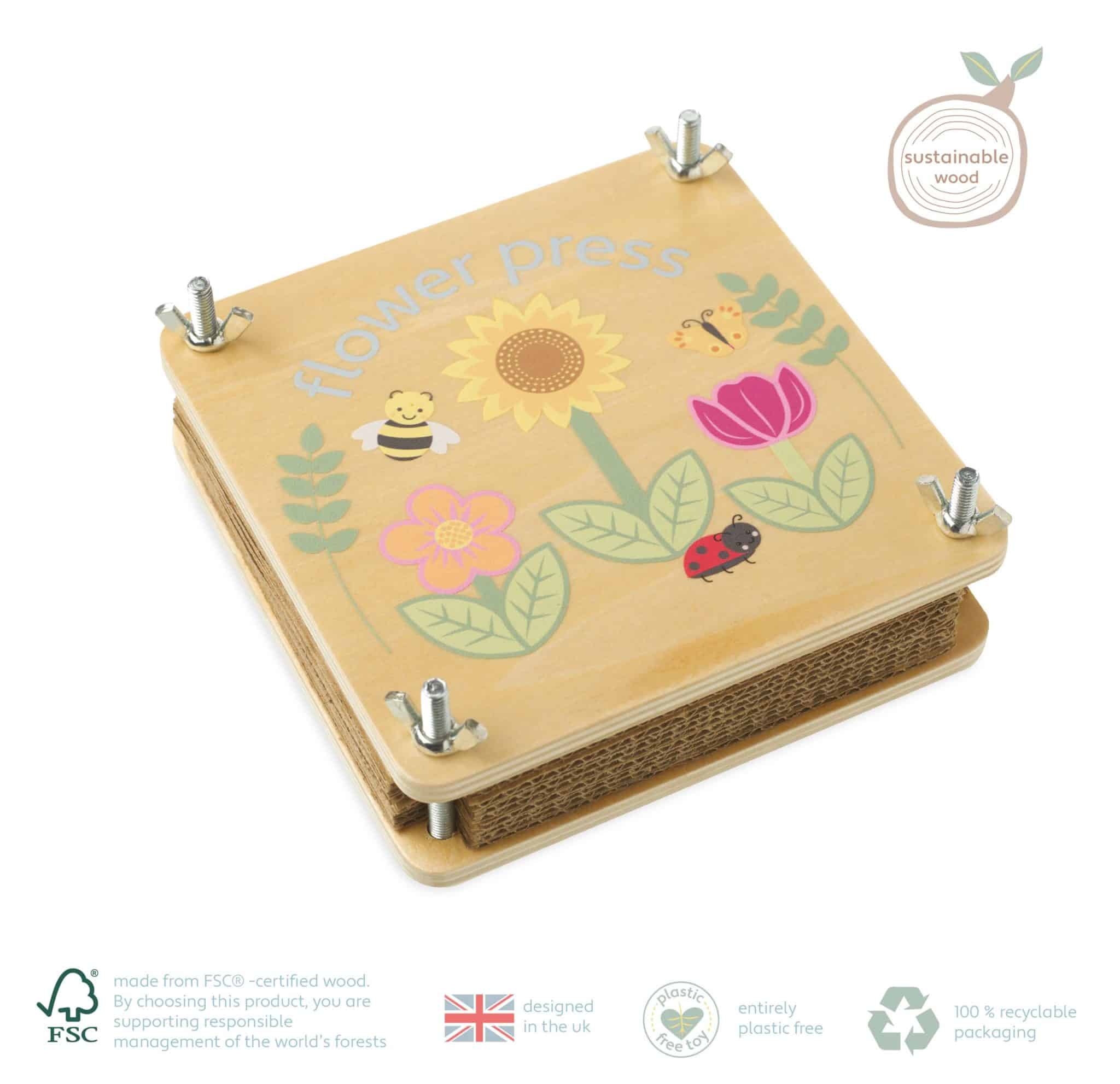 Orange Tree Toys - Spring Garden Flower Press 1 Orange Tree Toys - Spring Flower Garden Flower Press