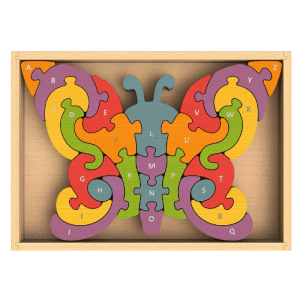 BeginAgain - Butterfly A to Z Puzzle & Playset