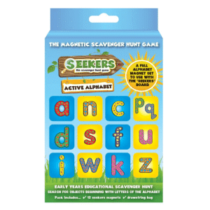 Seekers Magnetic Scavenger Hunt Game Add-on - Active Alphabet