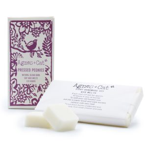Agnes + Cat - Box of 8 Wax Melts - Pressed Peonies