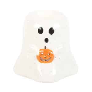 Ghost Shaped Oil/Wax Melt Burner with Pumpkin