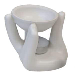Helping Hand Oil/Wax Melt Burner - White
