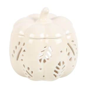 Off White Autumn Leaves Pumpkin Oil/Wax Melt Burner