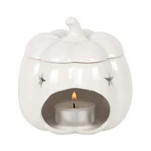 White Pumpkin Oil/Wax Melt Burner