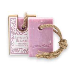 Agnes + Cat - Soap On A Rope - Tea & Roses