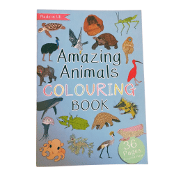 Amazing Animals A5 Colouring Book