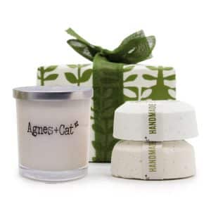 Agnes + Cat - Gift Box - Moonstone (Candle) + White Fig & Fell Berry (Fizz)