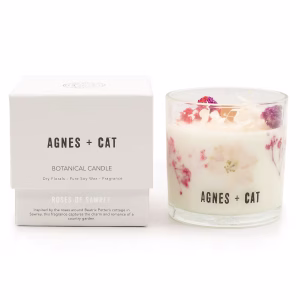 Agnes + Cat Botanical Roses of Sawrey Soy Candle